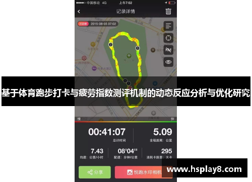 基于体育跑步打卡与疲劳指数测评机制的动态反应分析与优化研究